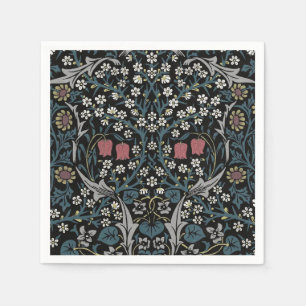 William Morris Blackthorn Floral Art Nouveau Napkins