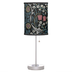 William Morris Blackthorn Floral Art Nouveau Table Lamp