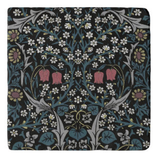 William Morris Blackthorn Floral Art Nouveau Trivet