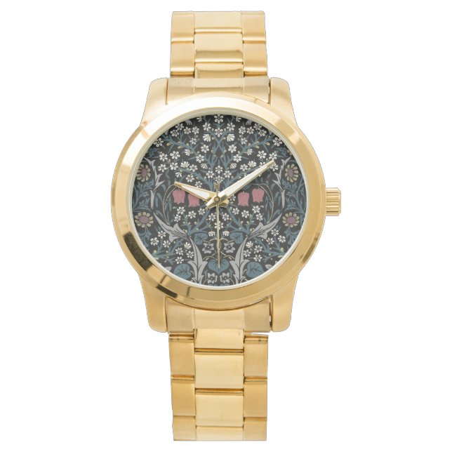 William Morris Blackthorn Floral Art Nouveau Watch (Front)