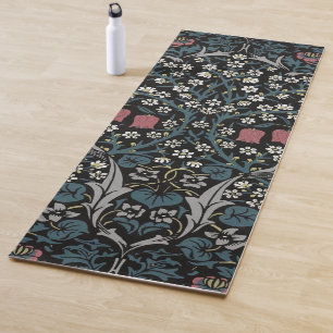 William Morris Blackthorn Floral Art Nouveau Yoga Mat