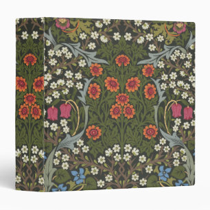 William Morris Blackthorn Garden Flower Classic 3 Ring Binder