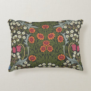 William Morris Blackthorn Garden Flower Classic Accent Pillow