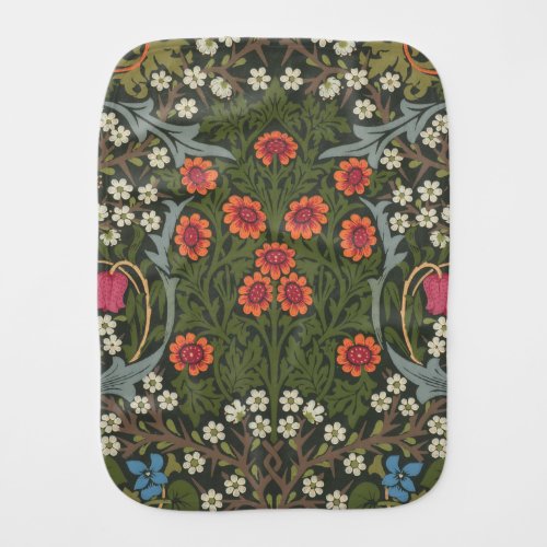 William Morris Blackthorn Garden Flower Classic Baby Burp Cloth