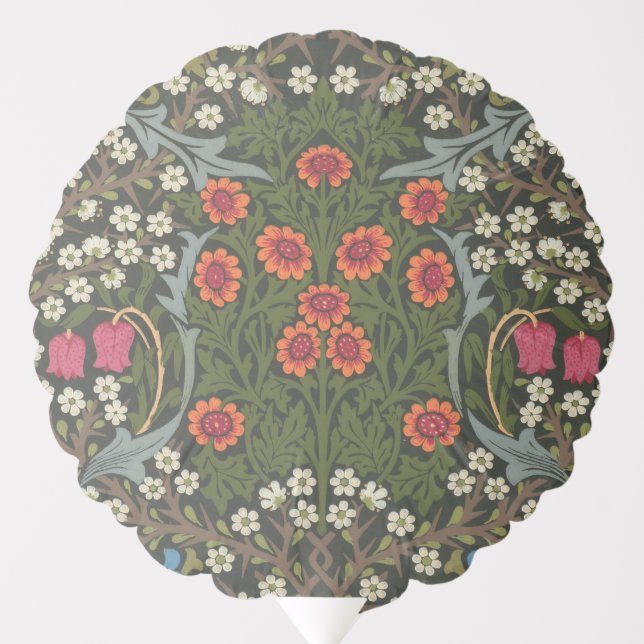 William Morris Blackthorn Garden Flower Classic Balloon (Front)