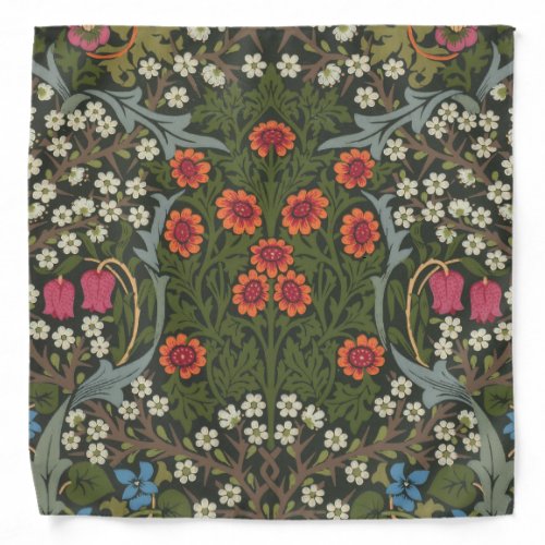 William Morris Blackthorn Garden Flower Classic Bandana