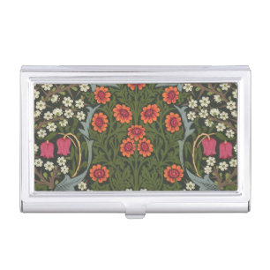 William Morris Blackthorn Garden Flower Classic Business Card Case