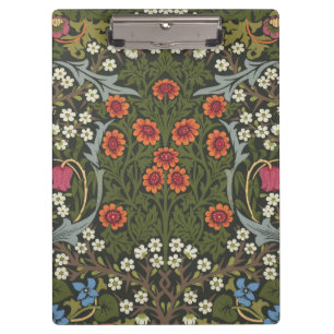 William Morris Blackthorn Garden Flower Classic Clipboard