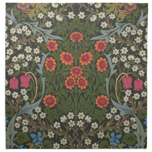 William Morris Blackthorn Garden Flower Classic Cloth Napkin
