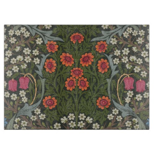 William Morris Blackthorn Garden Flower Classic Cutting Board