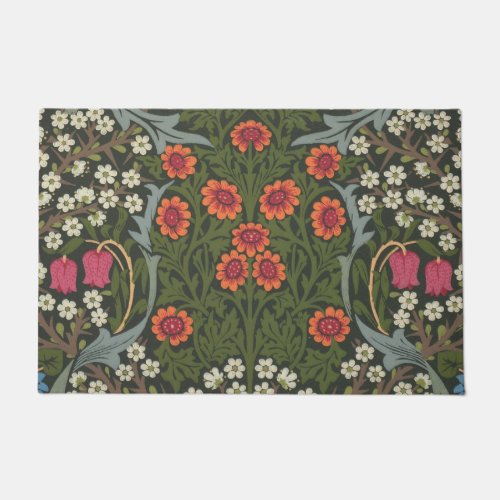 William Morris Blackthorn Garden Flower Classic Doormat
