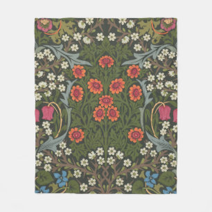 William Morris Blackthorn Garden Flower Classic Fleece Blanket