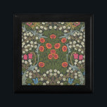 William Morris Blackthorn Garden Flower Classic Gift Box<br><div class="desc">This blackthorn botanical flower design is based on the classic William Morris blackthorn  wallpaper pattern which was created in 1892 by J.H. Deale for Morris & Co. The ornate flower design is a gorgeous classic botanical pattern with an elegant décor touch.</div>