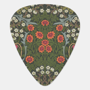 William Morris Blackthorn Garden Flower Classic Guitar Pick