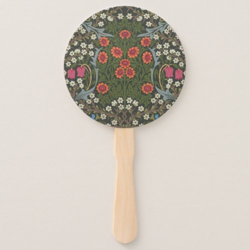 William Morris Blackthorn Garden Flower Classic Hand Fan