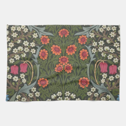 William Morris Blackthorn Garden Flower Classic Kitchen Towel