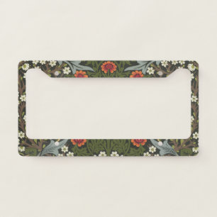 William Morris Blackthorn Garden Flower Classic License Plate Frame