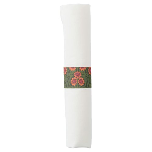 William Morris Blackthorn Garden Flower Classic Napkin Bands