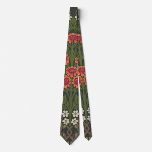 William Morris Blackthorn Garden Flower Classic Neck Tie