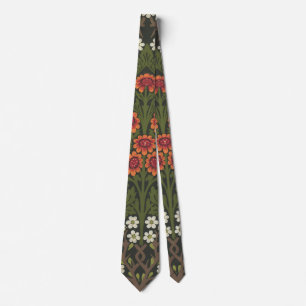 William Morris Blackthorn Garden Flower Classic Neck Tie