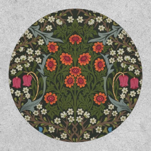 William Morris Blackthorn Garden Flower Classic Patch