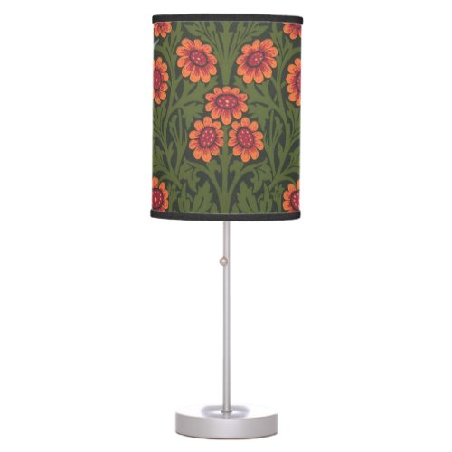 William Morris Blackthorn Garden Flower Classic Table Lamp