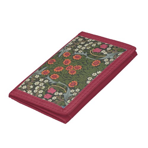William Morris Blackthorn Garden Flower Classic Trifold Wallet