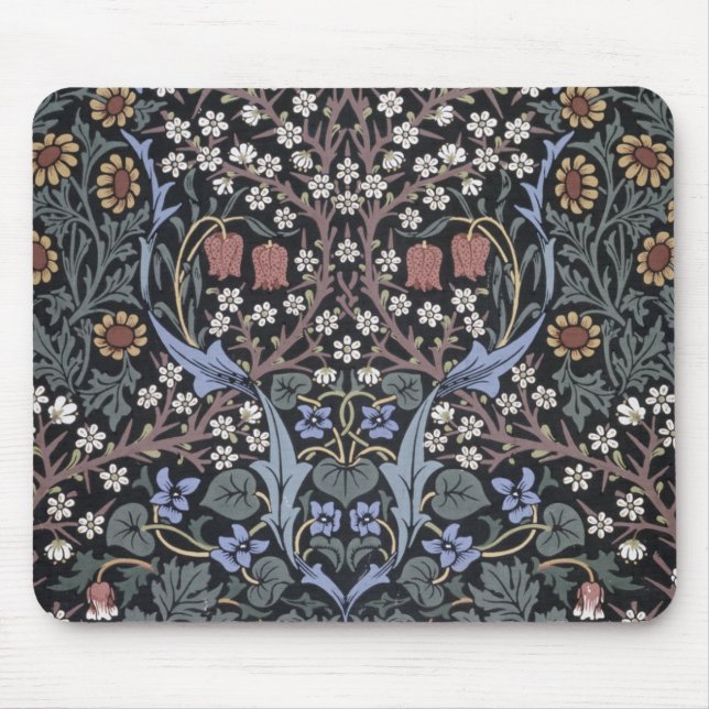 William Morris - Blackthorn Pattern Mouse Pad (Front)