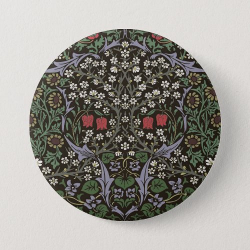 William Morris Blackthorn Tapestry Floral Button