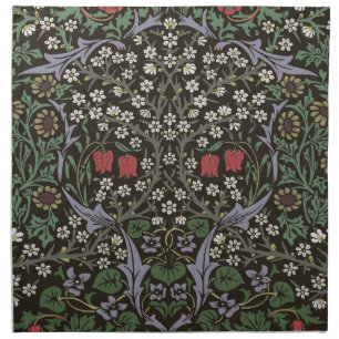 William Morris Blackthorn Tapestry Floral Cloth Napkin