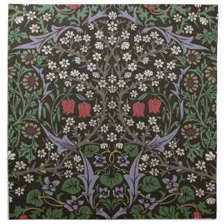 William Morris Blackthorn Tapestry Floral Cloth Napkin