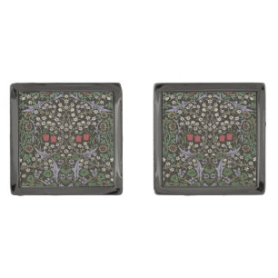 William Morris Blackthorn Tapestry Floral Cufflinks