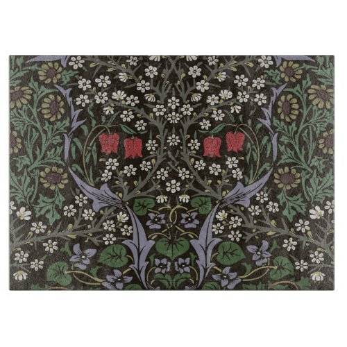 William Morris Blackthorn Tapestry Floral Cutting Board