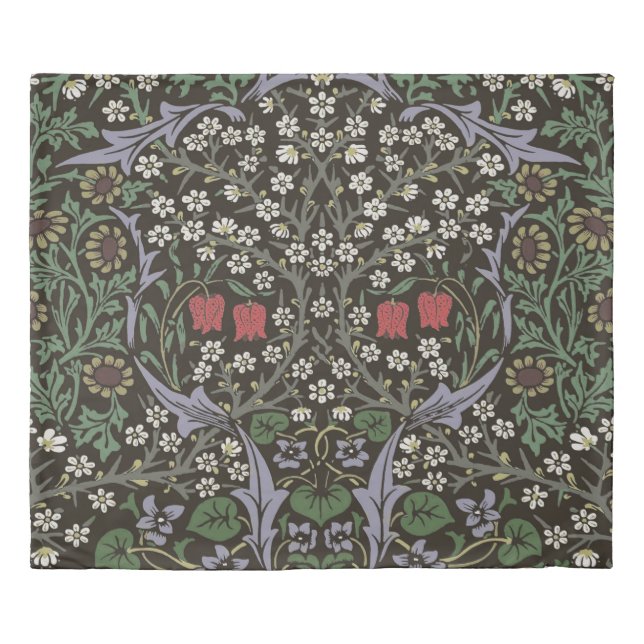 William Morris Blackthorn Tapestry Floral Duvet Cover (Front)
