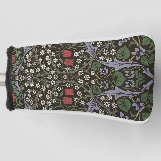 William Morris Blackthorn Tapestry Floral Golf Head Cover (Front)
