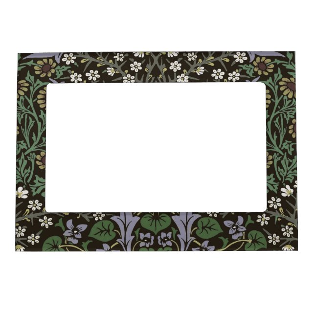 William Morris Blackthorn Tapestry Floral Magnetic Frame (Front)