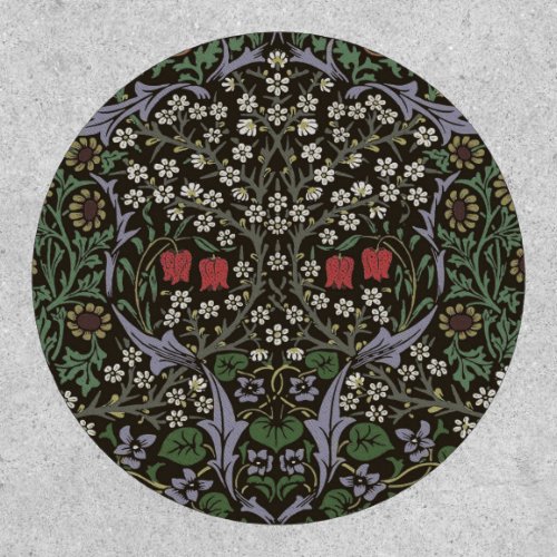 William Morris Blackthorn Tapestry Floral Patch