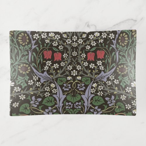 William Morris Blackthorn Tapestry Floral Trinket Tray