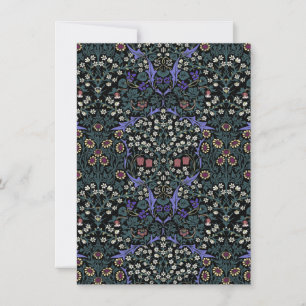 William Morris Blackthorn Victorian Botanical Note Card