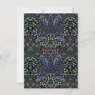 William Morris Blackthorn Victorian Botanical Note Card