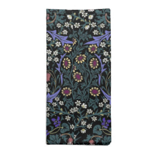 William Morris Blackthorn Victorian Gothic Cloth Napkin