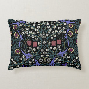 William Morris Blackthorn Victorian Wallpaper Accent Pillow