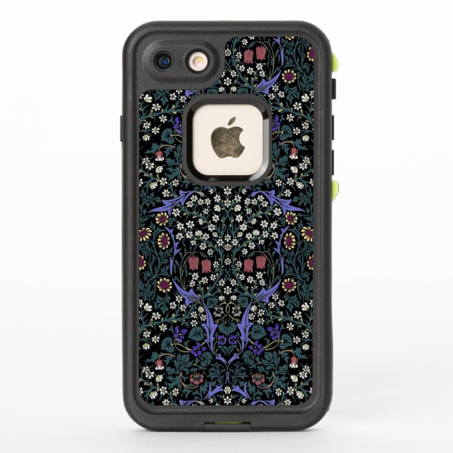 William Morris Blackthorn Victorian Wallpaper LifeProof iPhone Case (Back)
