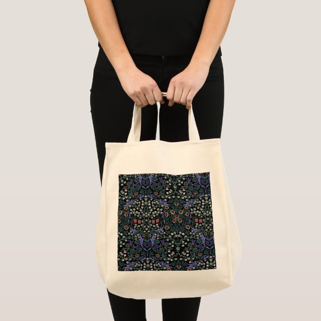 William Morris Blackthorn Victorian Wallpaper Tote Bag (Front (Product))