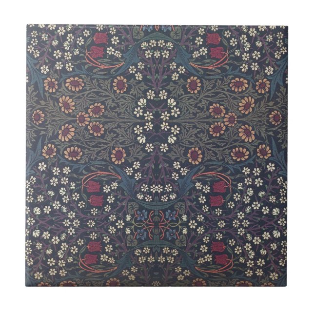William * Morris Blackthorne Pattern | Ceramic Tile (Front)