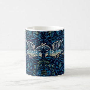 William Morris Blue Birds Floral Tapestry Classic Coffee Mug