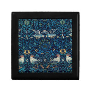 William Morris Blue Birds Floral Tapestry Classic Gift Box