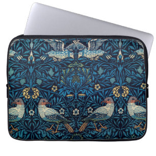 William Morris Blue Birds Floral Tapestry Classic Laptop Sleeve