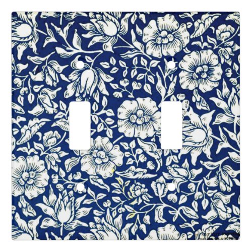 William Morris _ Blue Mallow Light Switch Cover