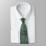 William Morris Blue White &amp; Green Floral Tie at Zazzle
